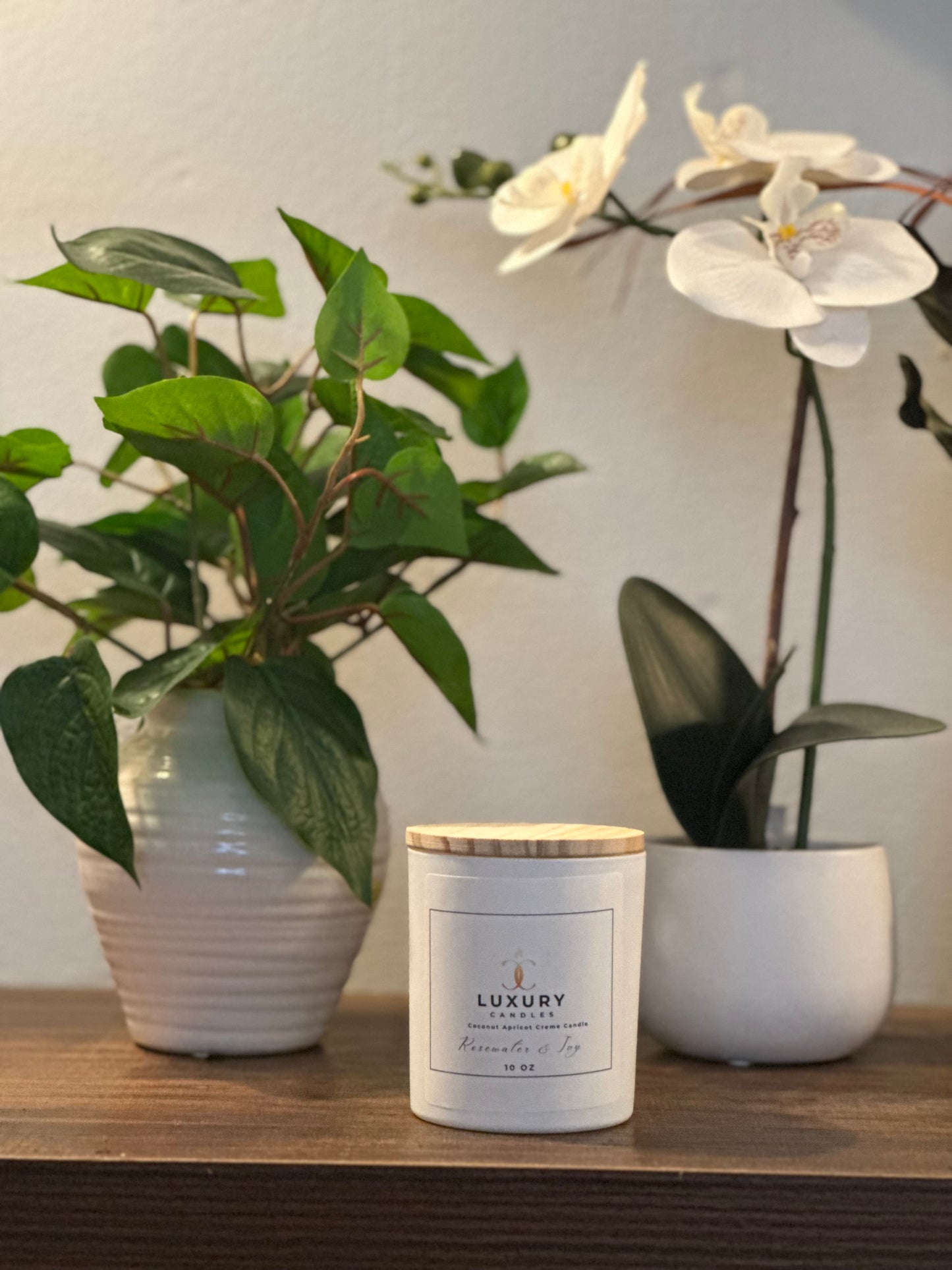 10oz Rose Water & Ivy Candle
