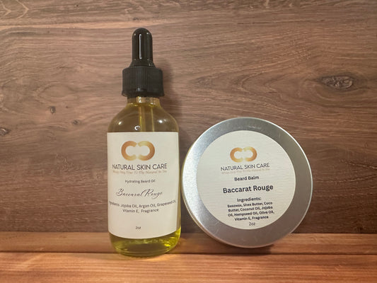 Men's Beard Oil and Beard Balm Set