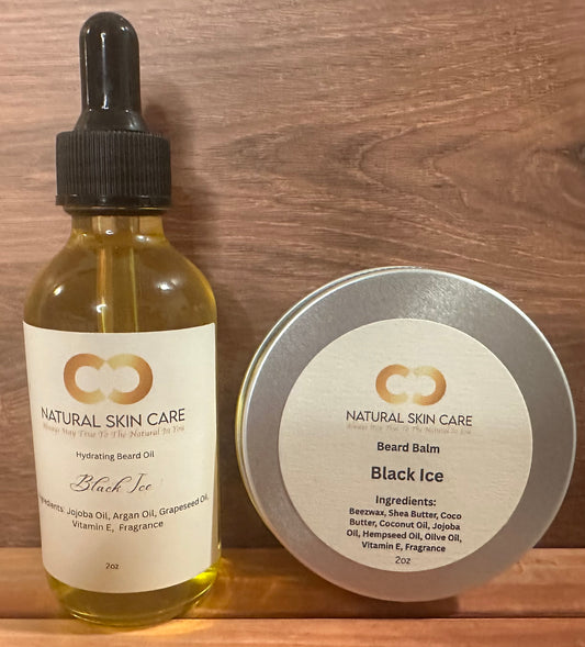 BLACK ICE BEARD OIL AND BALM SET