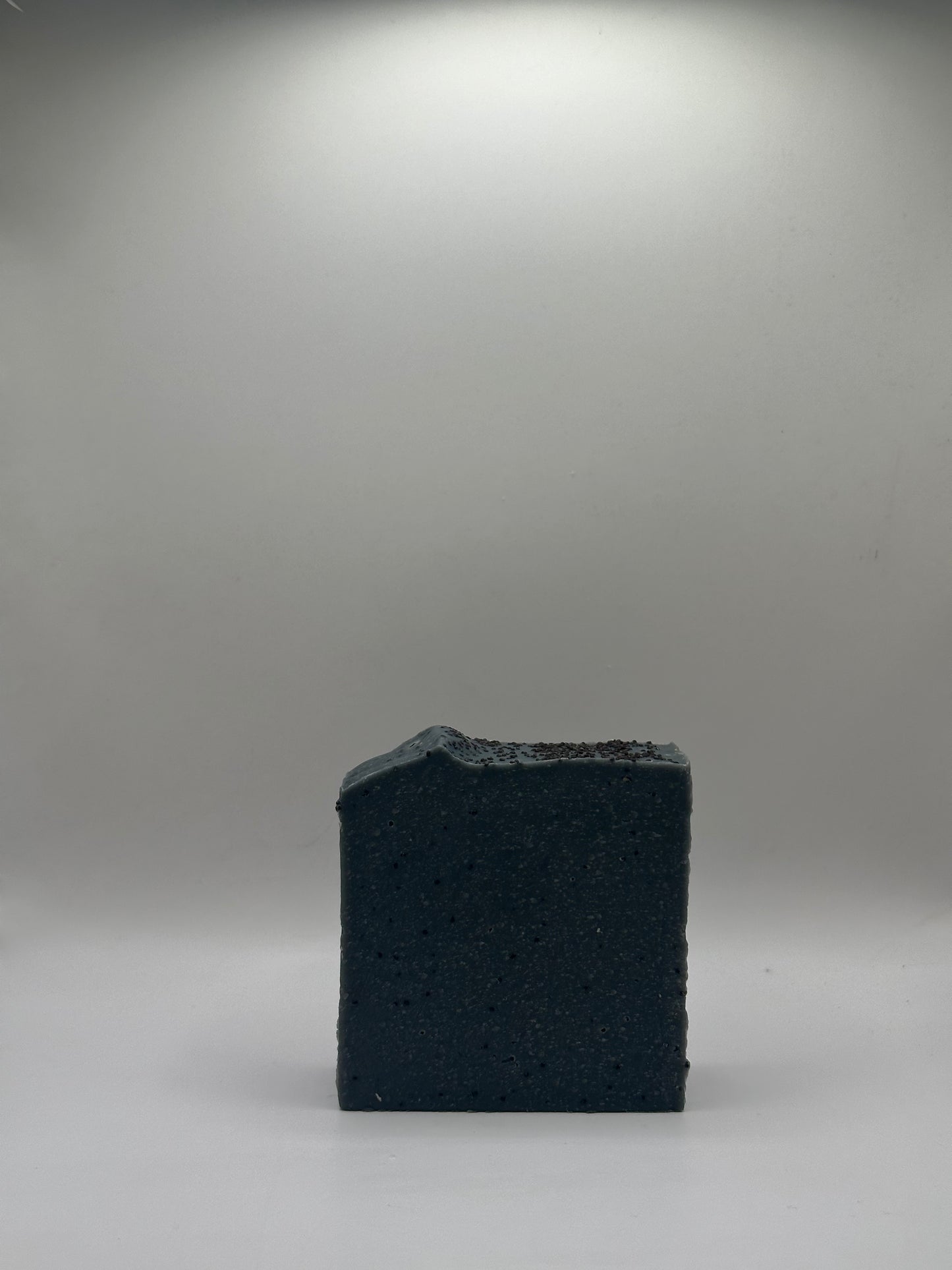 Activated Charcoal Soap with Shea Butter and Poppy Seeds